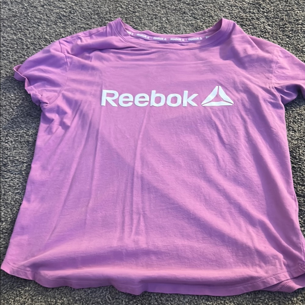 Reebok Lavender Tee with Logo